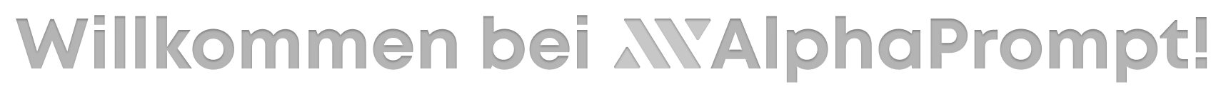 Welcome to AlphaPrompt